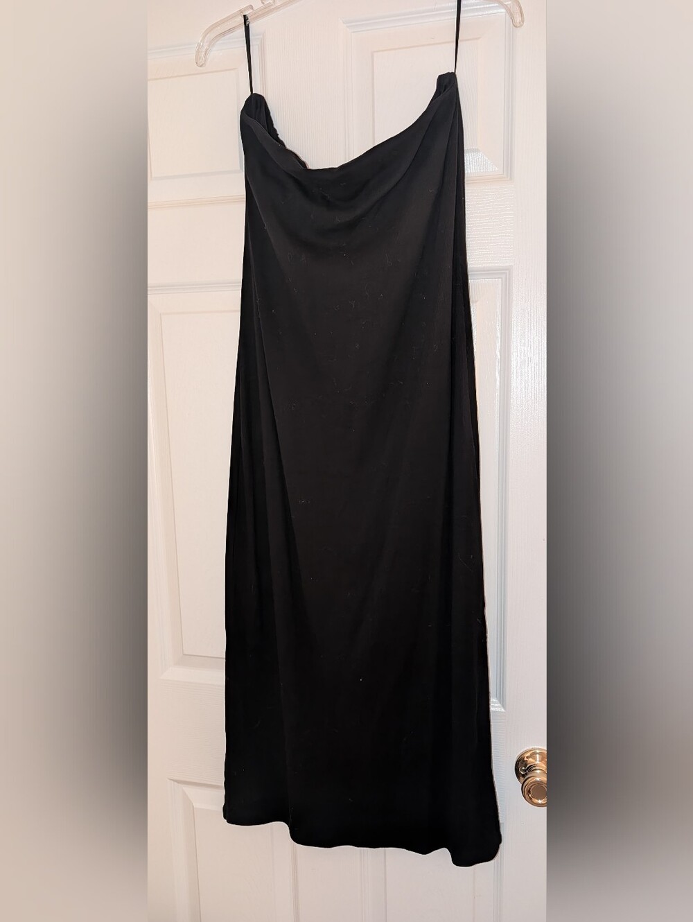 Old Navy Black Midi/Maxi Strapless Dress